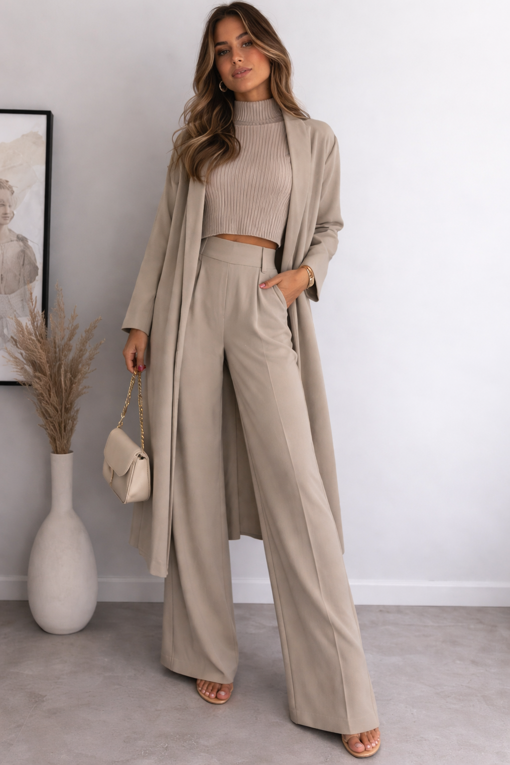 Conjunto Latte Elegance