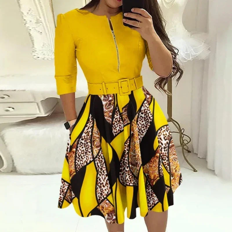 Vestido Lady Elegance com Cinto