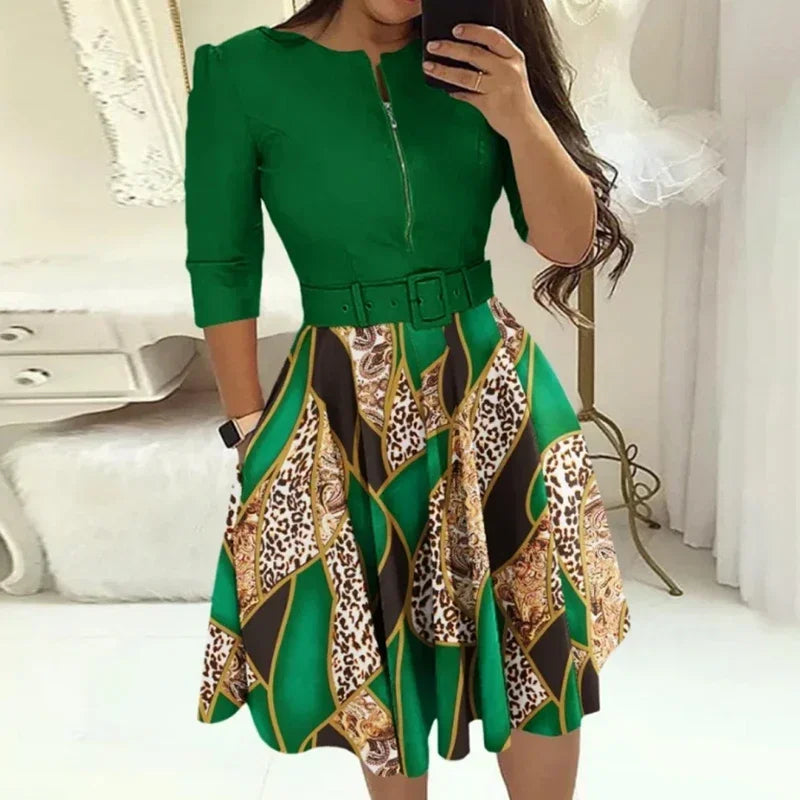 Vestido Lady Elegance com Cinto
