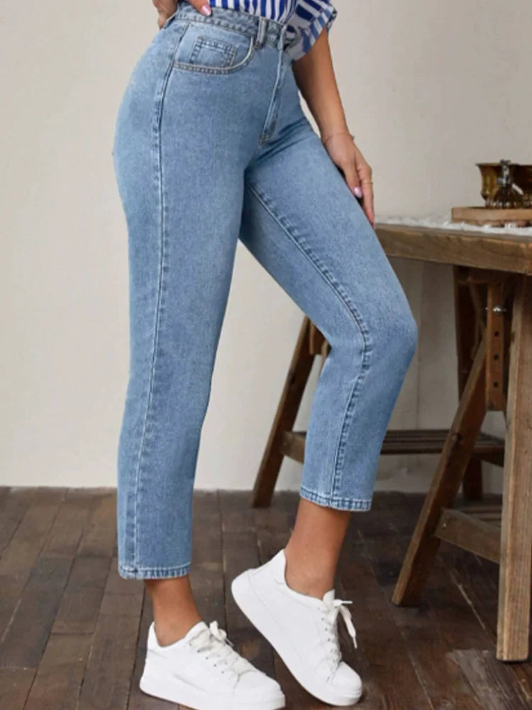 Calça Jeans Skinny High Waist