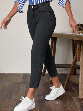 Calça Jeans Skinny High Waist
