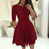 Vestido Lady Elegance com Cinto