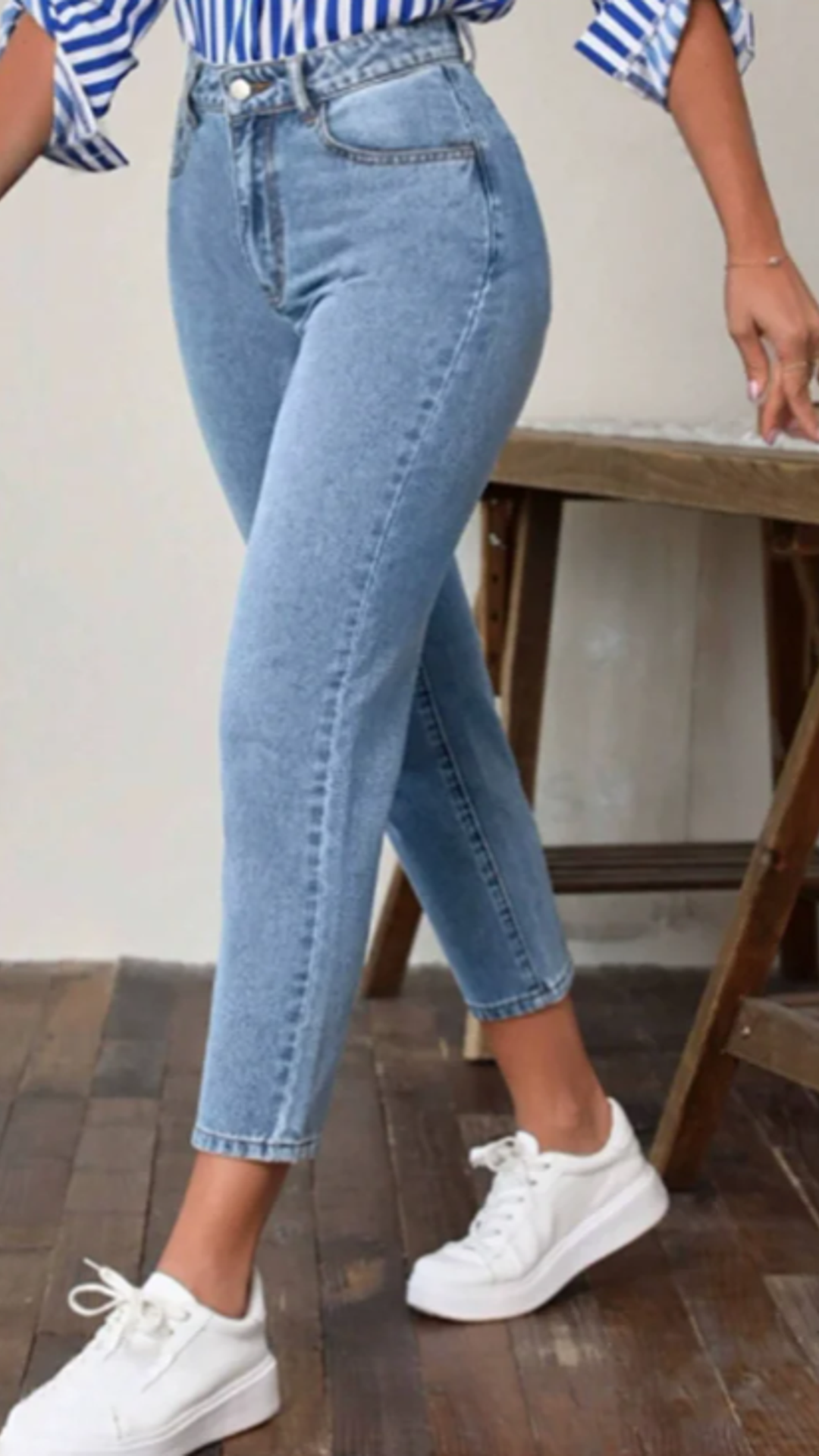Calça Jeans Skinny High Waist